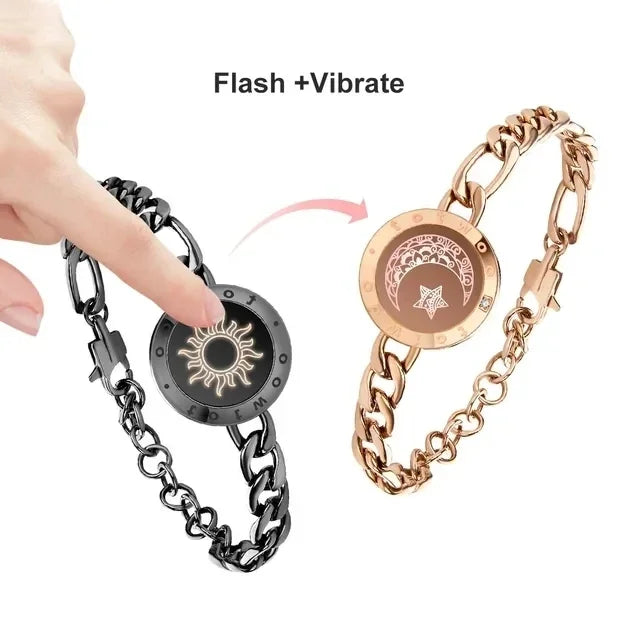 Bracelet Connexion Couple — Duo Soleil & Lune