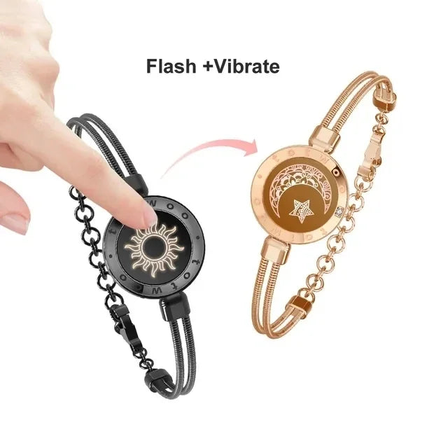 Bracelet Connexion Couple — Duo Soleil & Lune