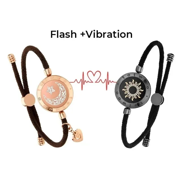 Bracelet Connexion Couple — Duo Soleil & Lune