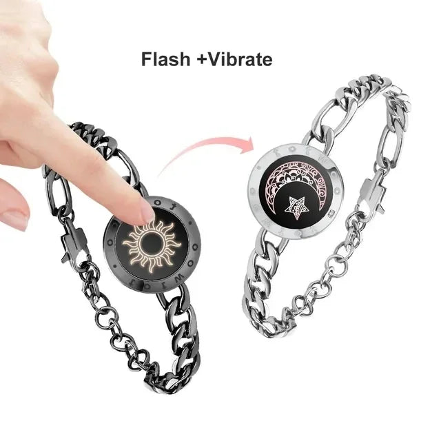 Bracelet Connexion Couple — Duo Soleil & Lune