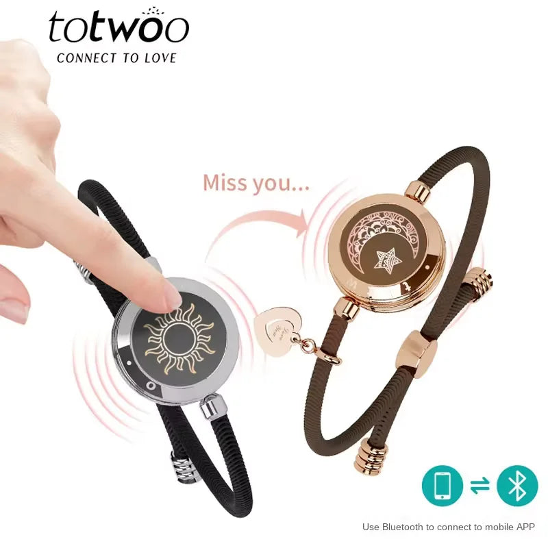 Bracelet Connexion Couple — Duo Soleil & Lune